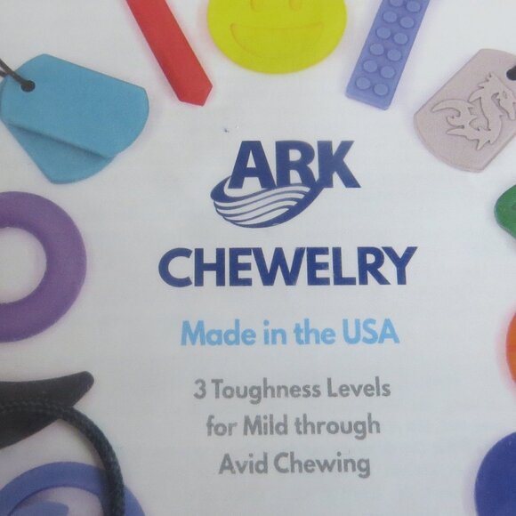 ARK Bite Saber® Sensory Chewelry Necklace, Pink for Moderate Chewing NEW - Picture 4 of 6